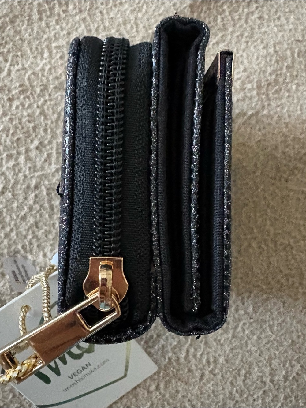 5for20 NWT Imo black glitter wallet - Picture 5 of 8